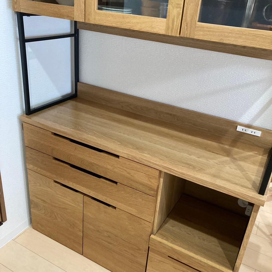 【美品】　スプレムキッチンボード 1200 アデペシュ　食器棚