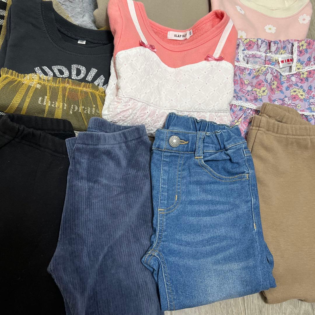 ひ*ぃ様 女の子　秋冬服　まとめ売り　100サイズ　48点