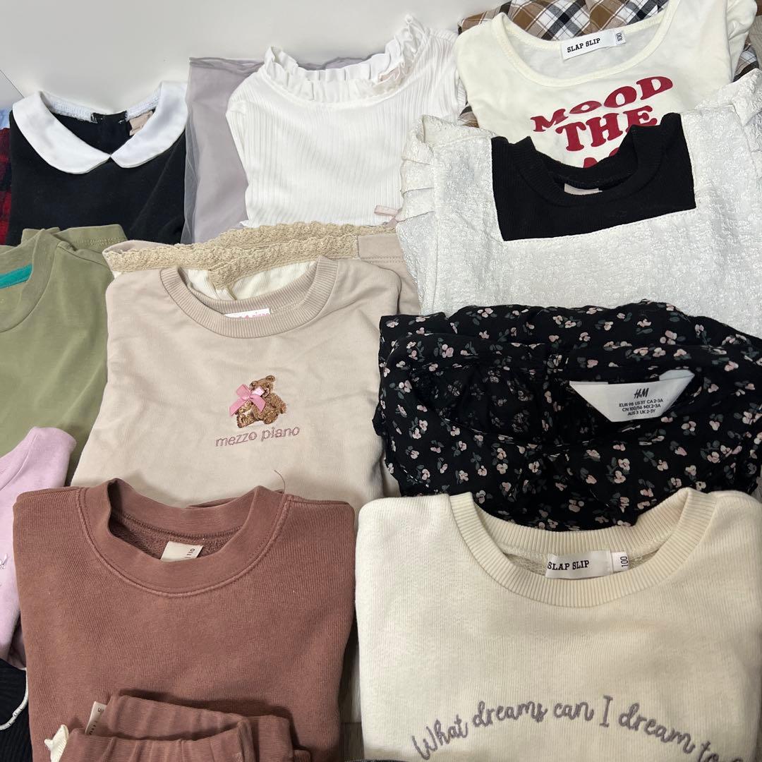 ひ*ぃ様 女の子　秋冬服　まとめ売り　100サイズ　48点