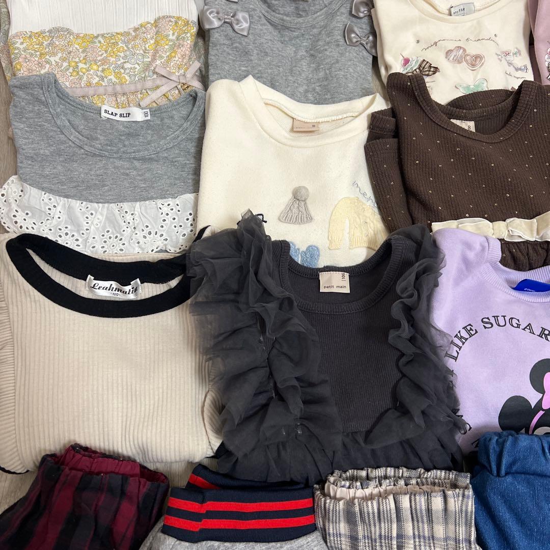ひ*ぃ様 女の子　秋冬服　まとめ売り　100サイズ　48点