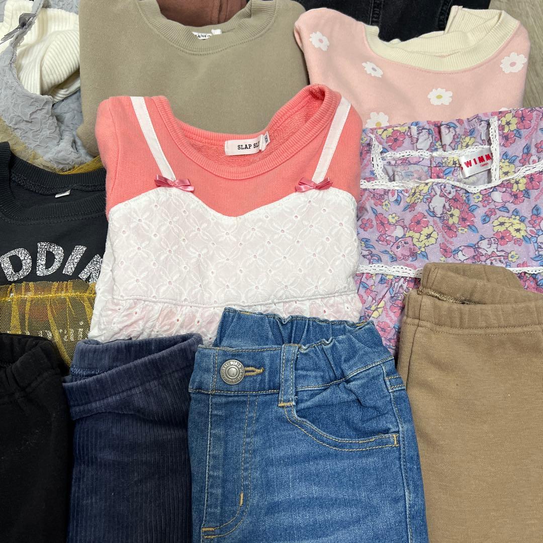 ひ*ぃ様 女の子　秋冬服　まとめ売り　100サイズ　48点