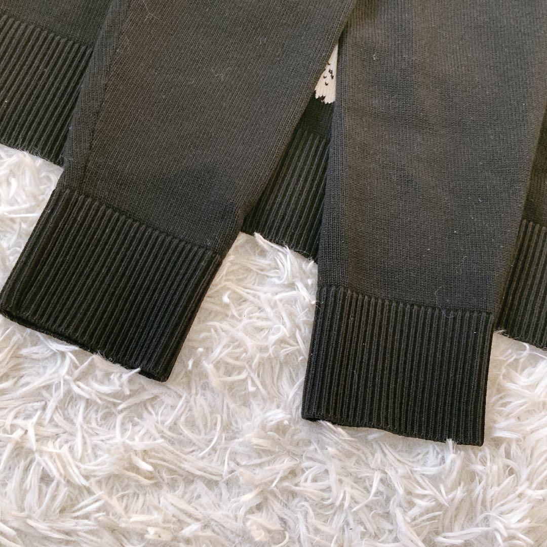 【入手困難】BURBERRY バーバリー　LOVEニット　セーター　黒　Sサイズ