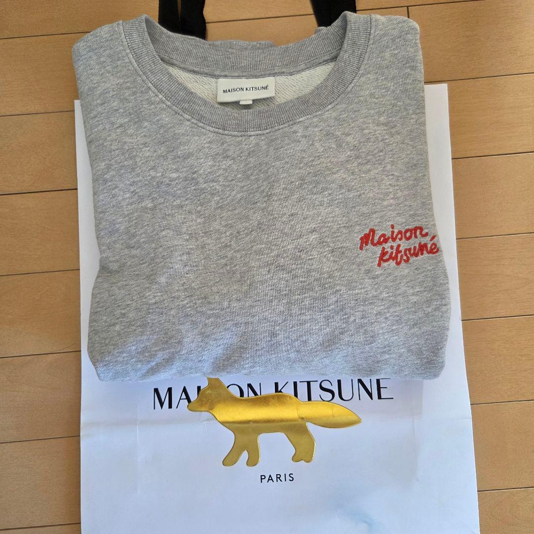 MAISON KITSUNÉ グレー トレーナー
