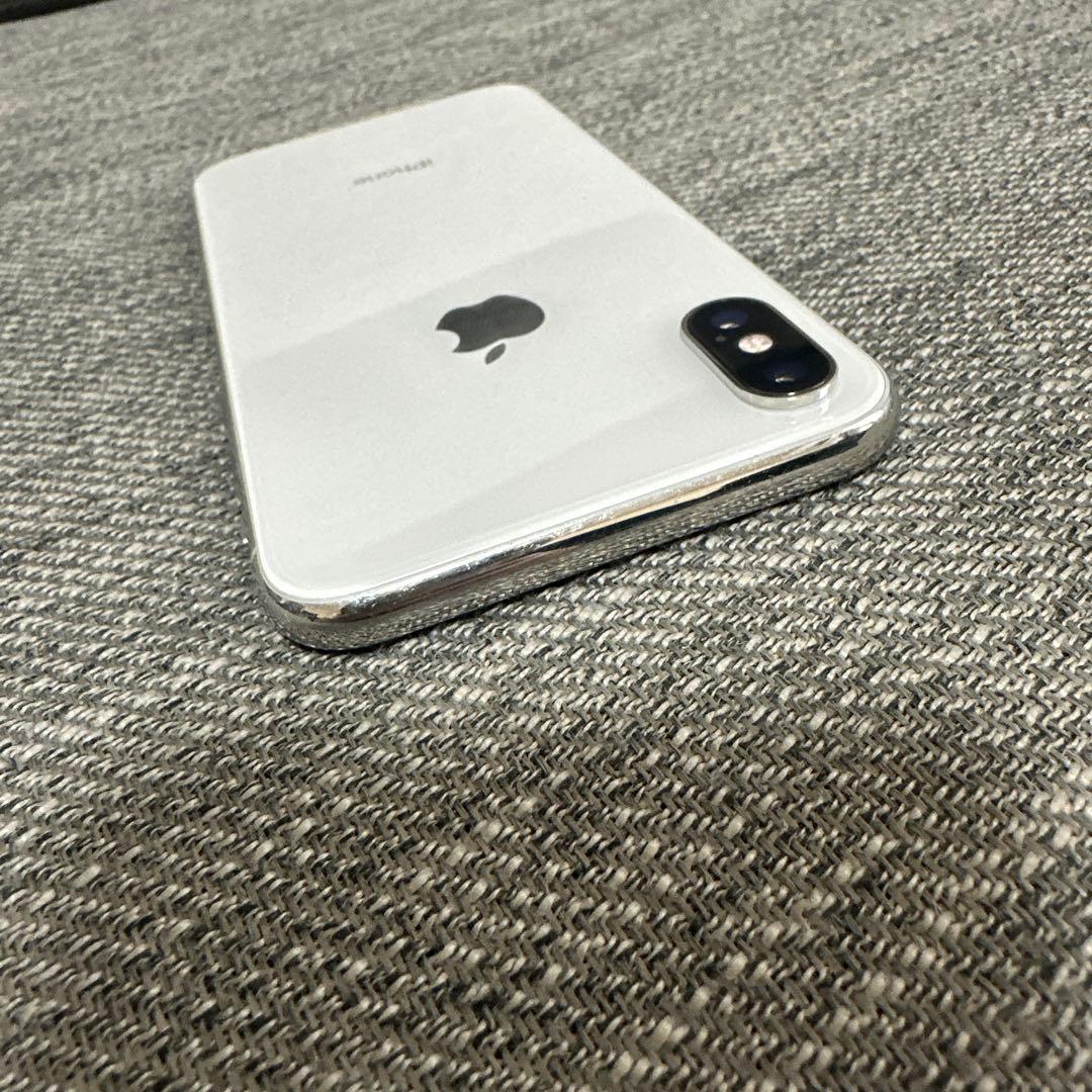 Apple iPhone Ⅹ 256GB シルバー 箱付き 初期化済み