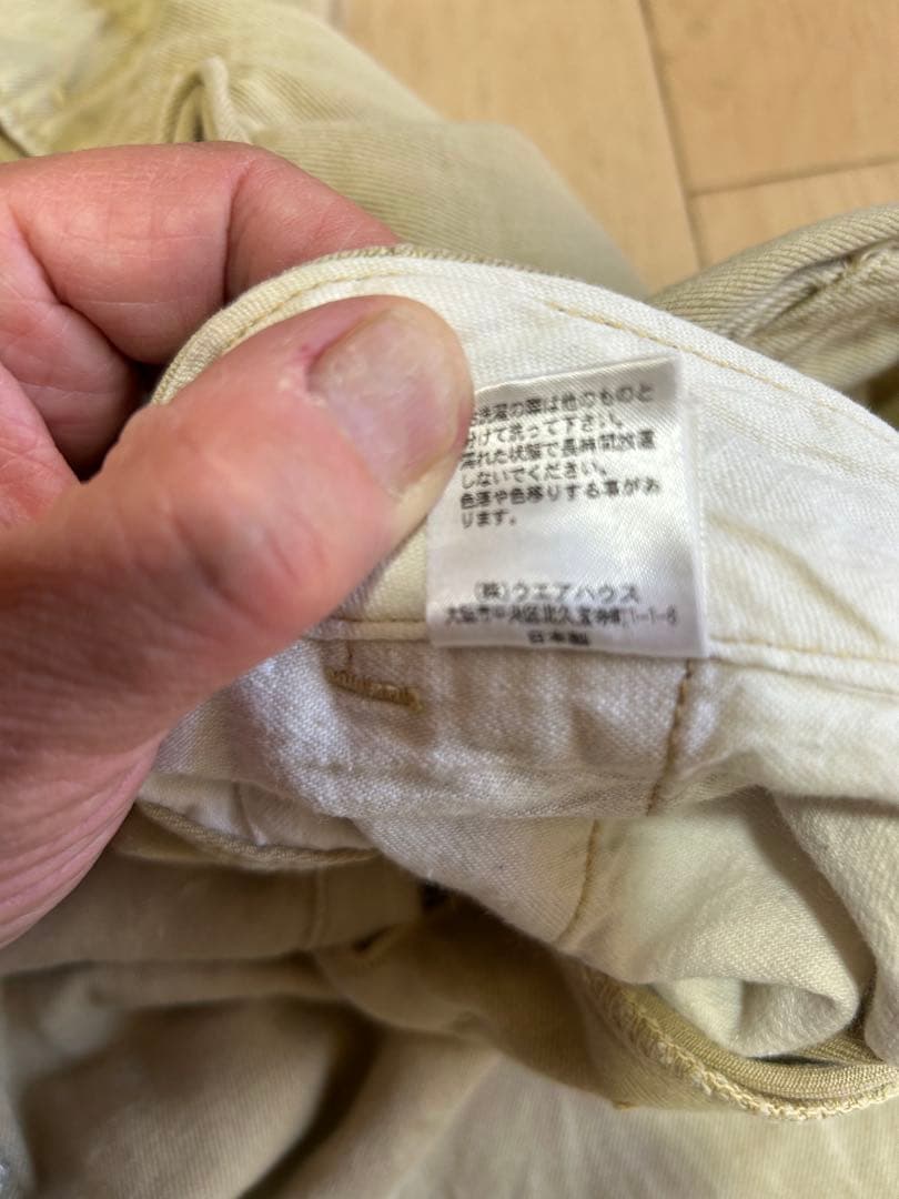 ウェアハウスDUBBLEWORKS ベージュ チノパン W33