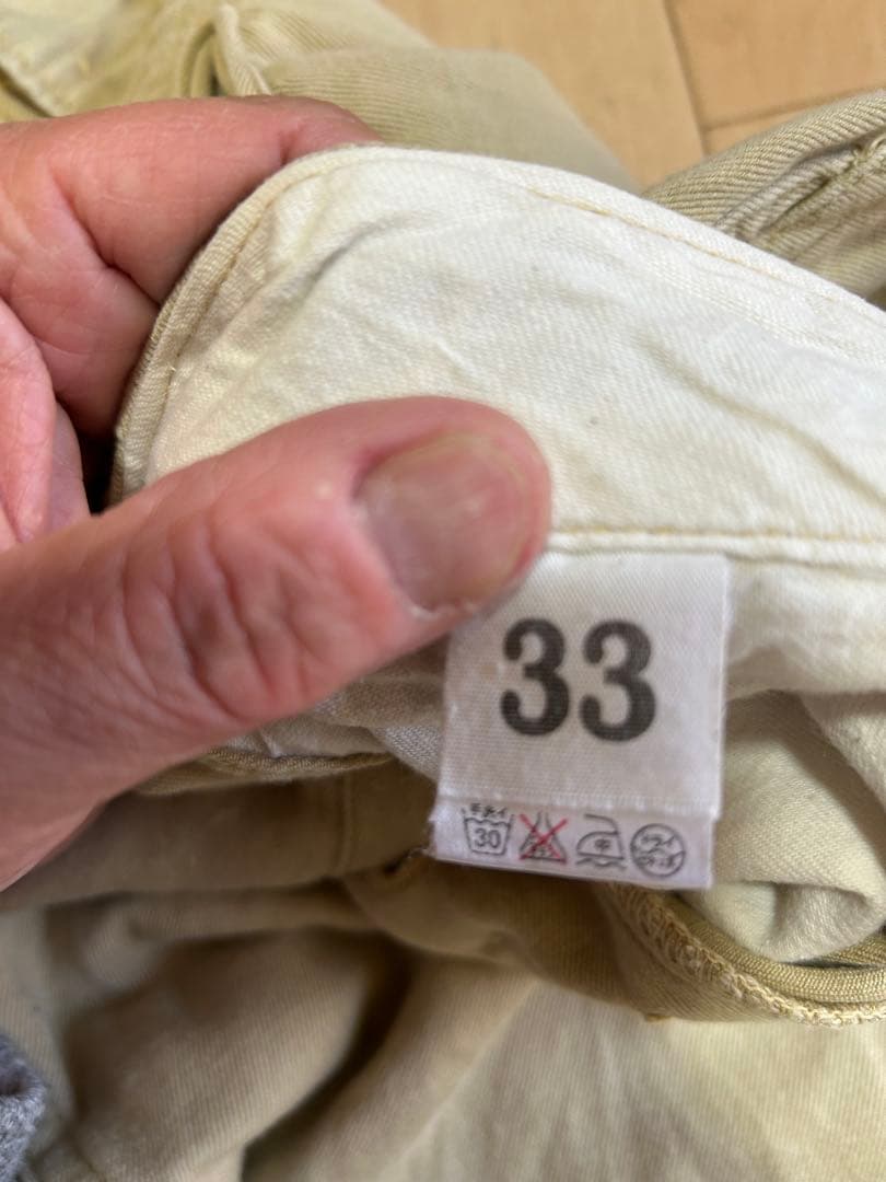 ウェアハウスDUBBLEWORKS ベージュ チノパン W33