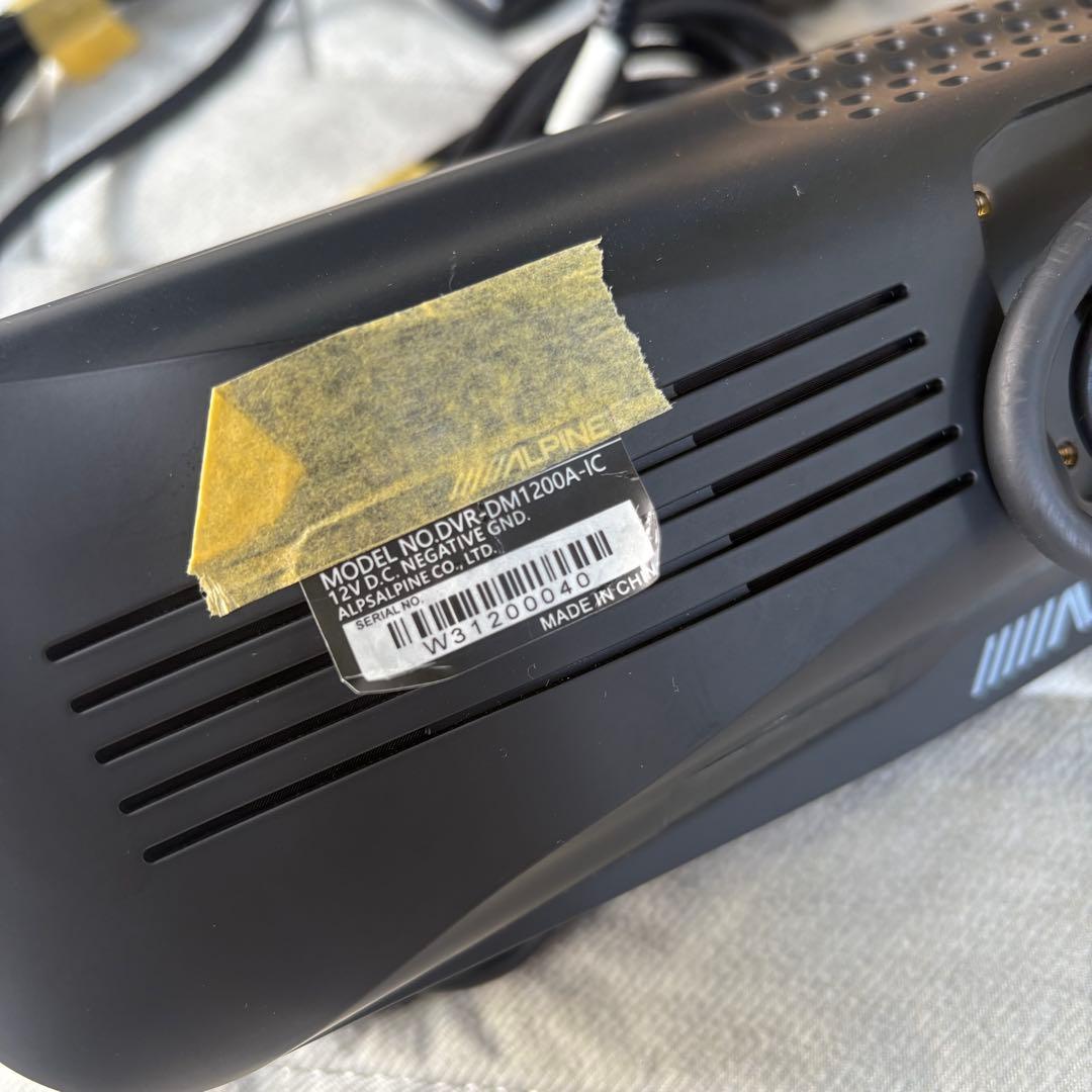 ALPINE DVR-DM1200A-IC ハイエース取り付けキットセット