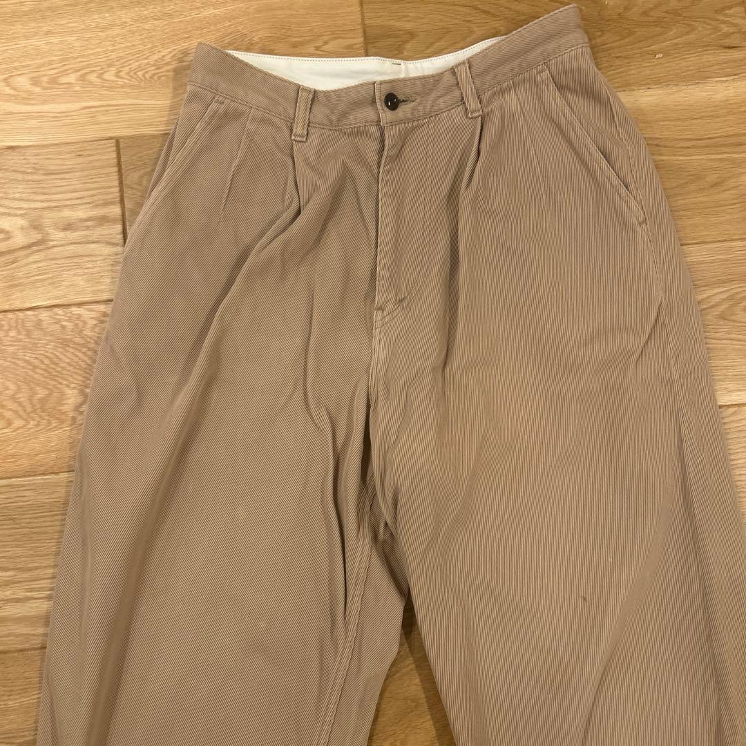 パンツ Graphpaper HARD TWILL TWO TUCK PANTS