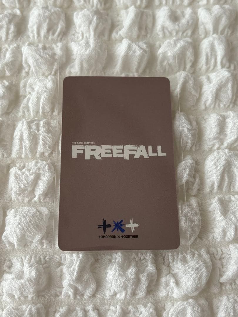 希少 TXT ヒュニンカイ 直筆 サイン トレカ FREE FALL トゥバ