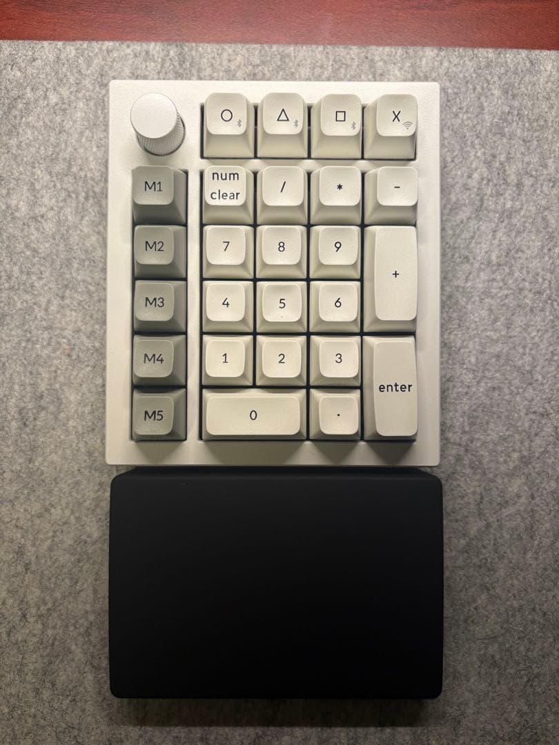 【新品未使用】【純正パームレスト付】Keychron Q0 Max QMK