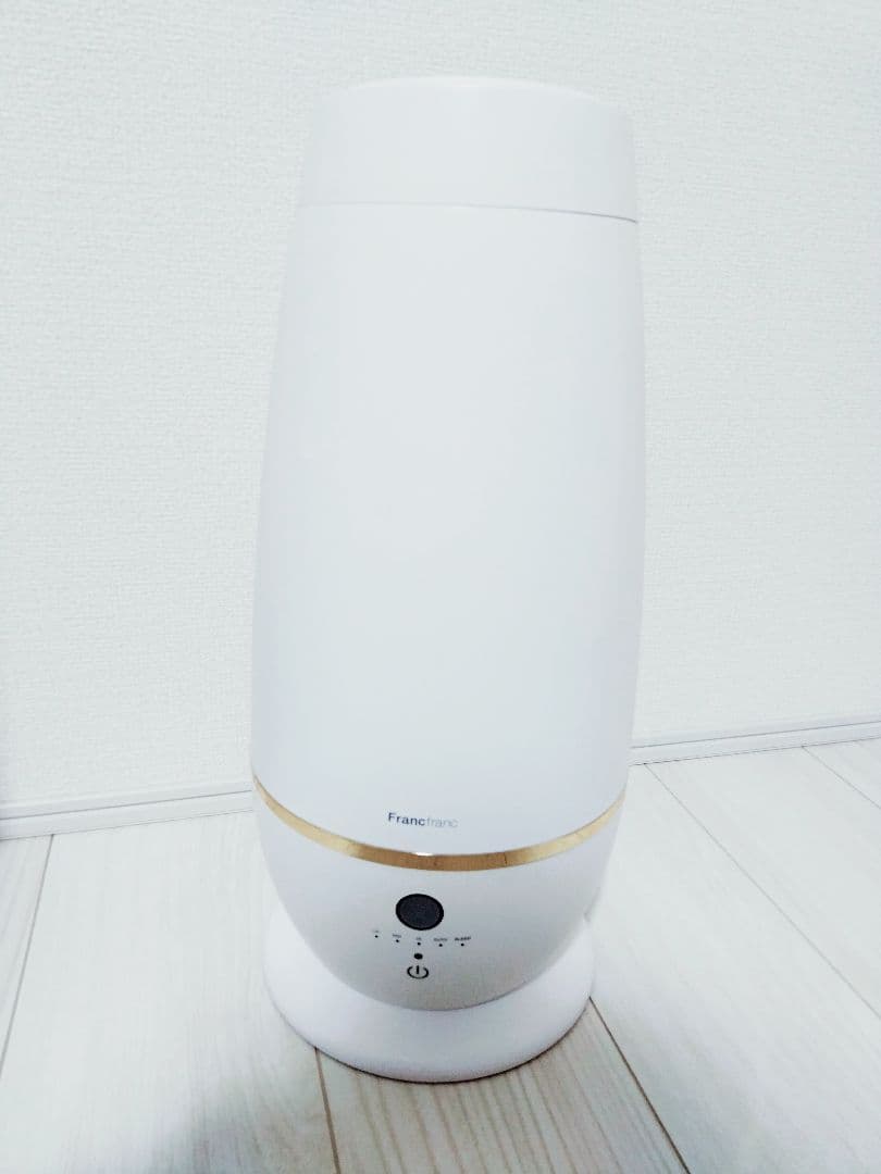 フランフラン シレーヌ ホワイト 上部給水型超音波式2WAY加湿器　美品