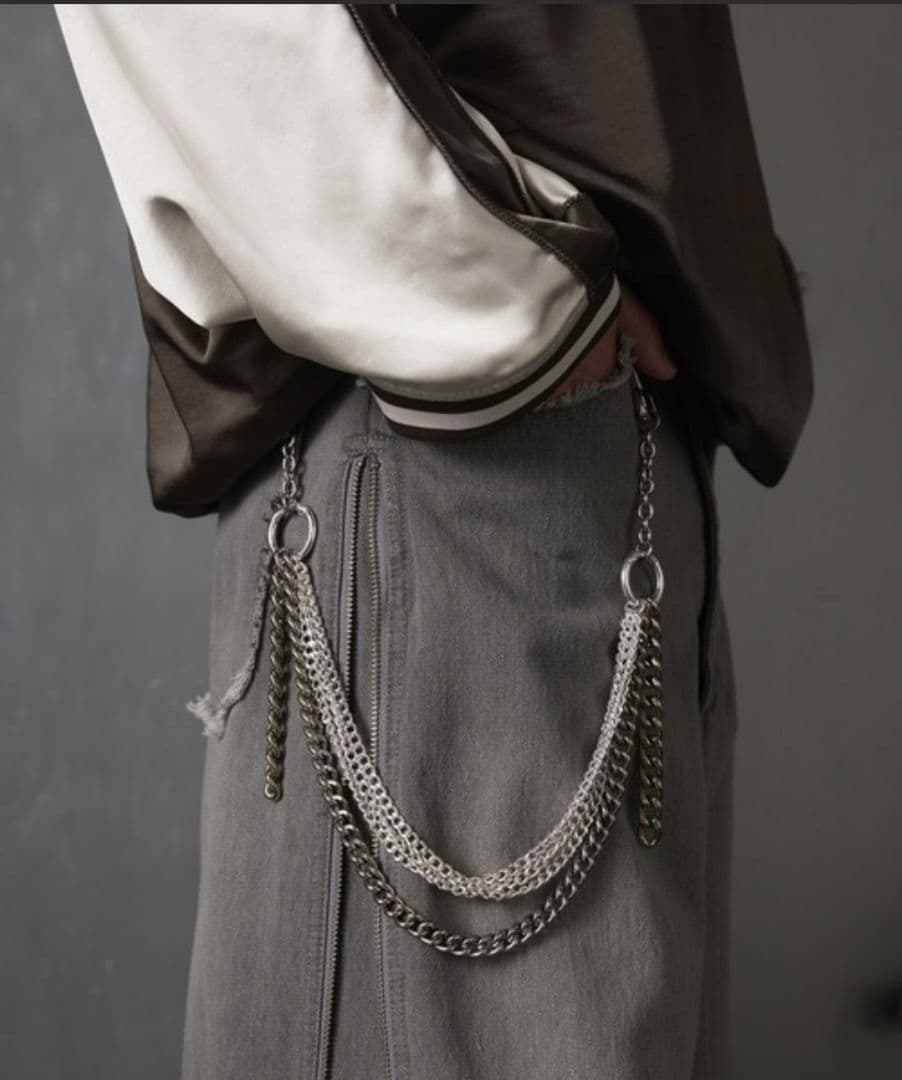 シルバー ウォレットチェーン GRANCY