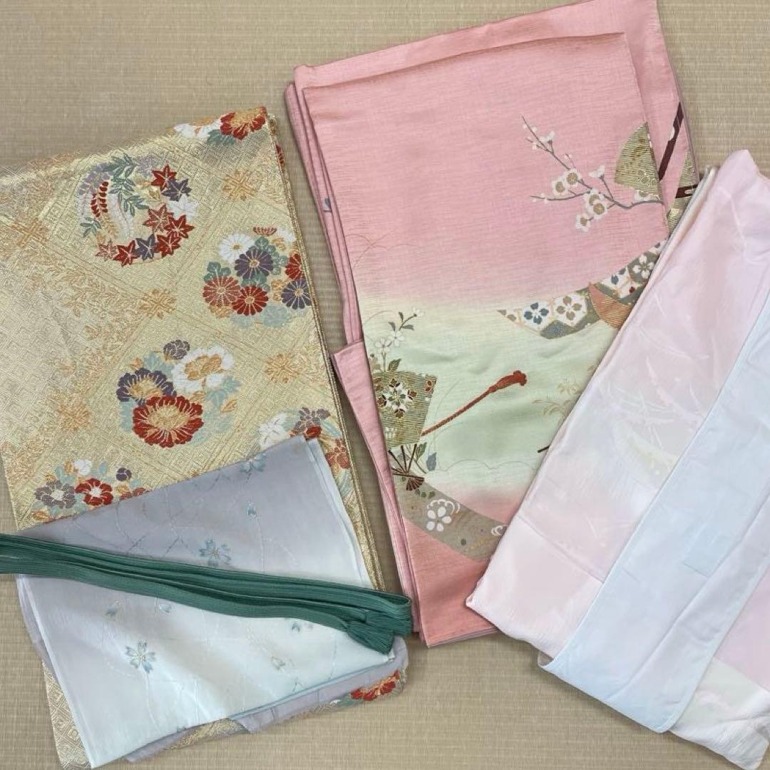 梅乃【149】正絹　訪問着　フルセット　長襦袢付　七五三　お宮参り　結婚式