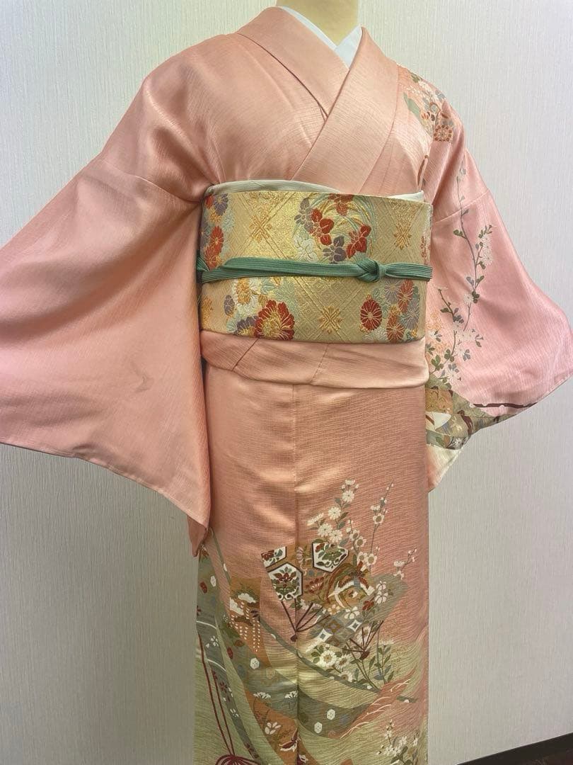 梅乃【149】正絹　訪問着　フルセット　長襦袢付　七五三　お宮参り　結婚式