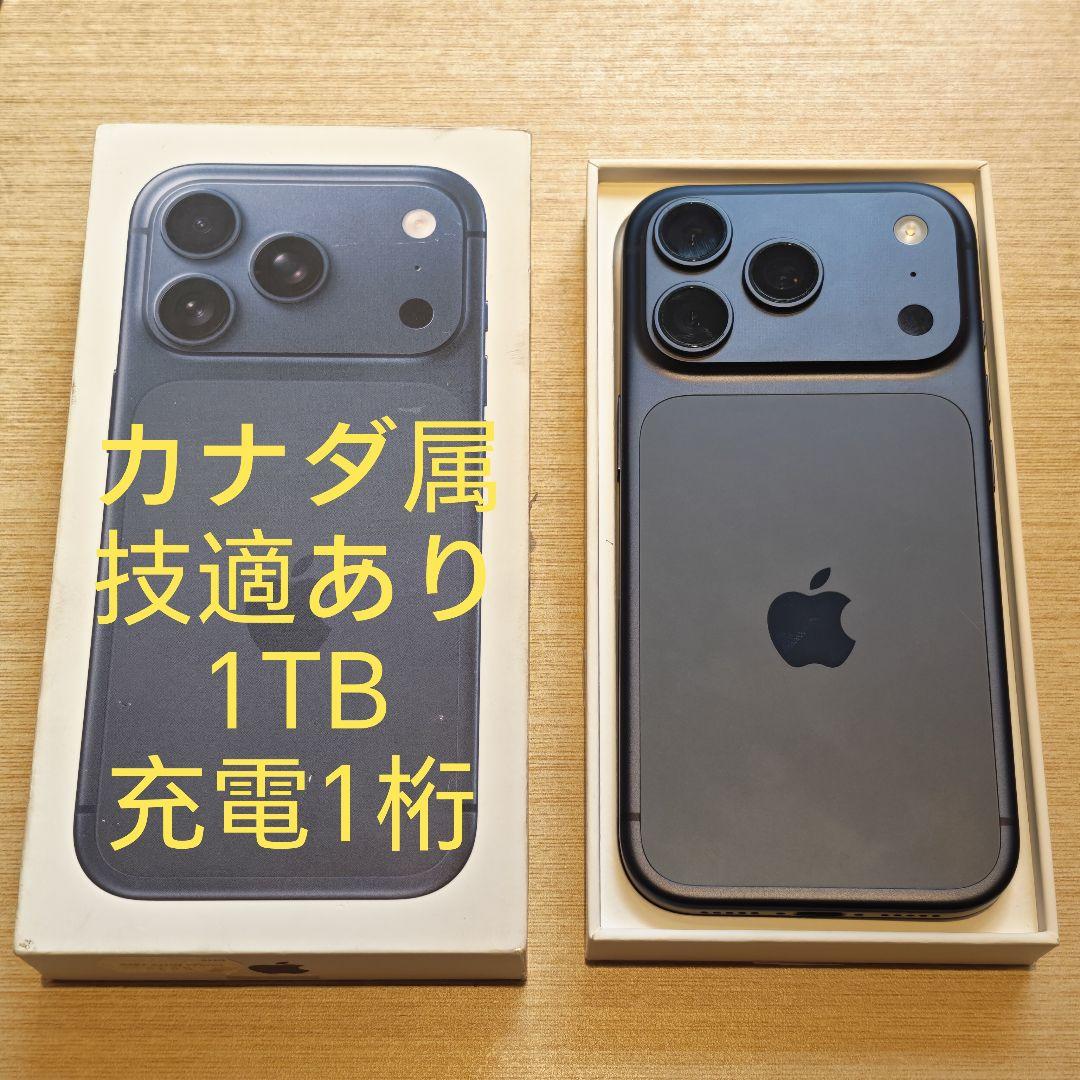 Apple iPhone 17 Pro Blue 1TB CA属
