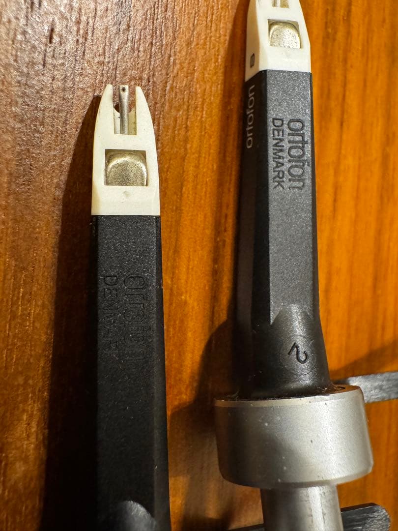 使用少　ortofon concorde Qbert 2本セット　交換針2本つき