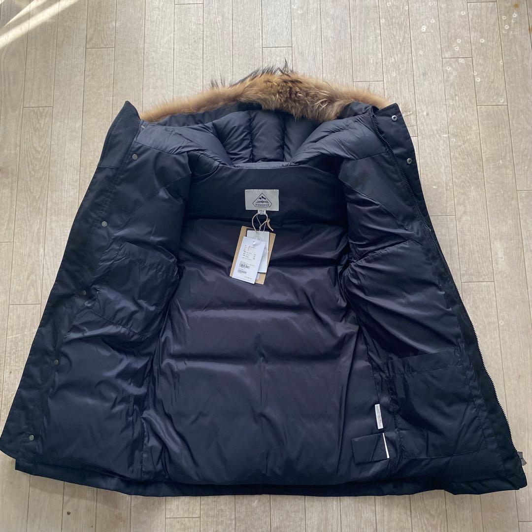 ピレネックス　ダウンコート　ブラック