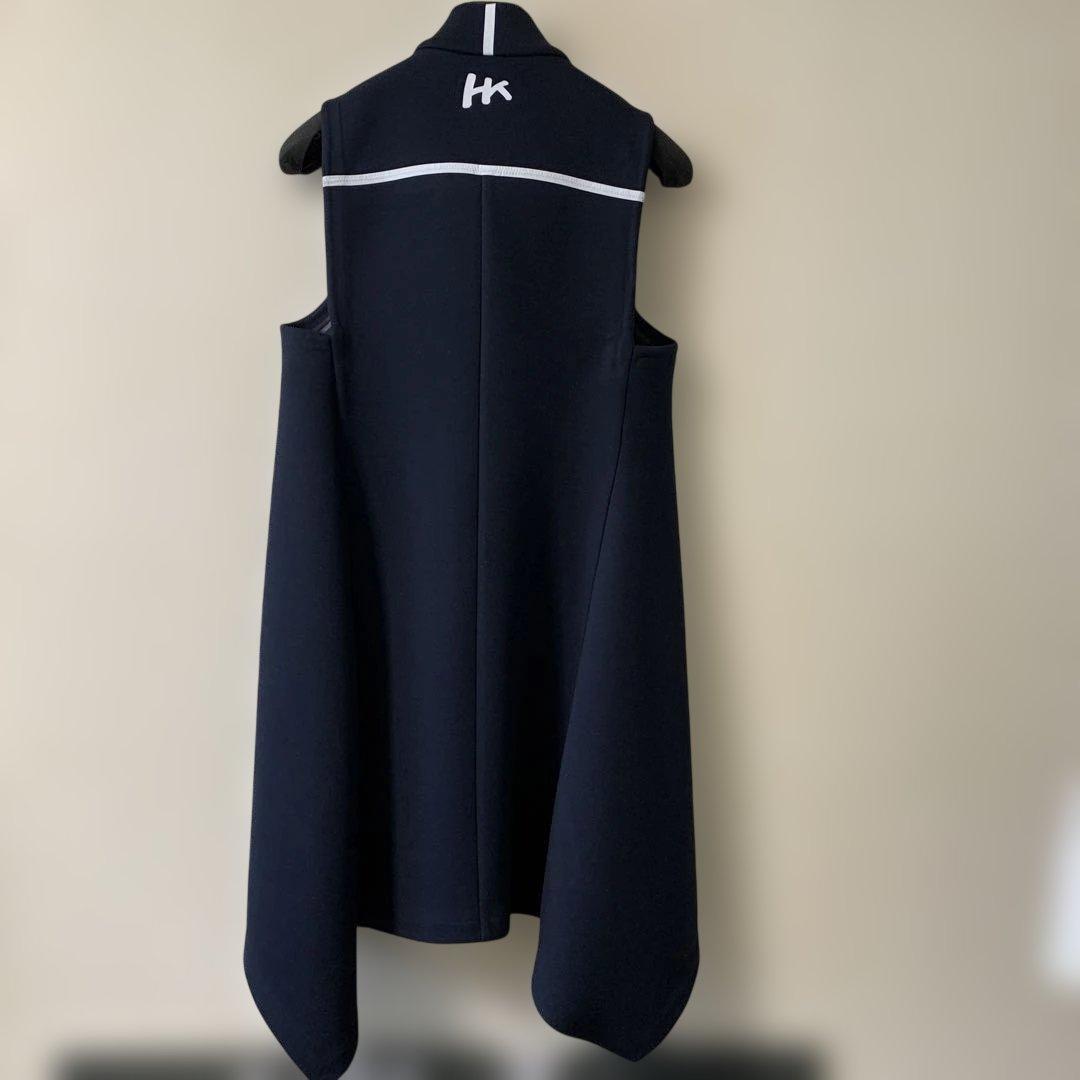 HiROKO KOSHINO TRUNK Wジップロングベストトップス