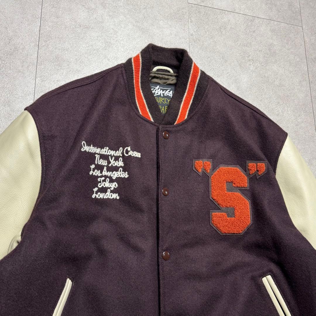 STUSSY 世界1000着限定 2003年製 varsity jacket