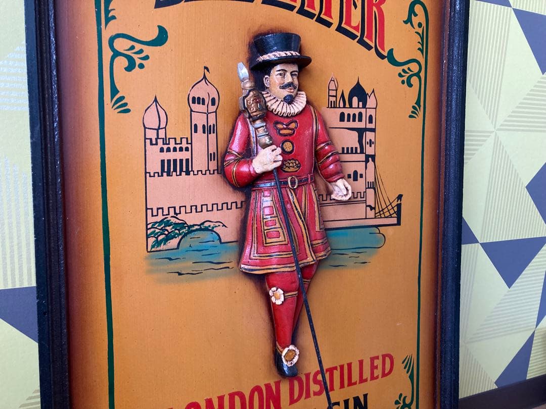 アンティーク 木製 看板 レトロ イギリス 額縁 フレーム 雑貨 バー ガレージ