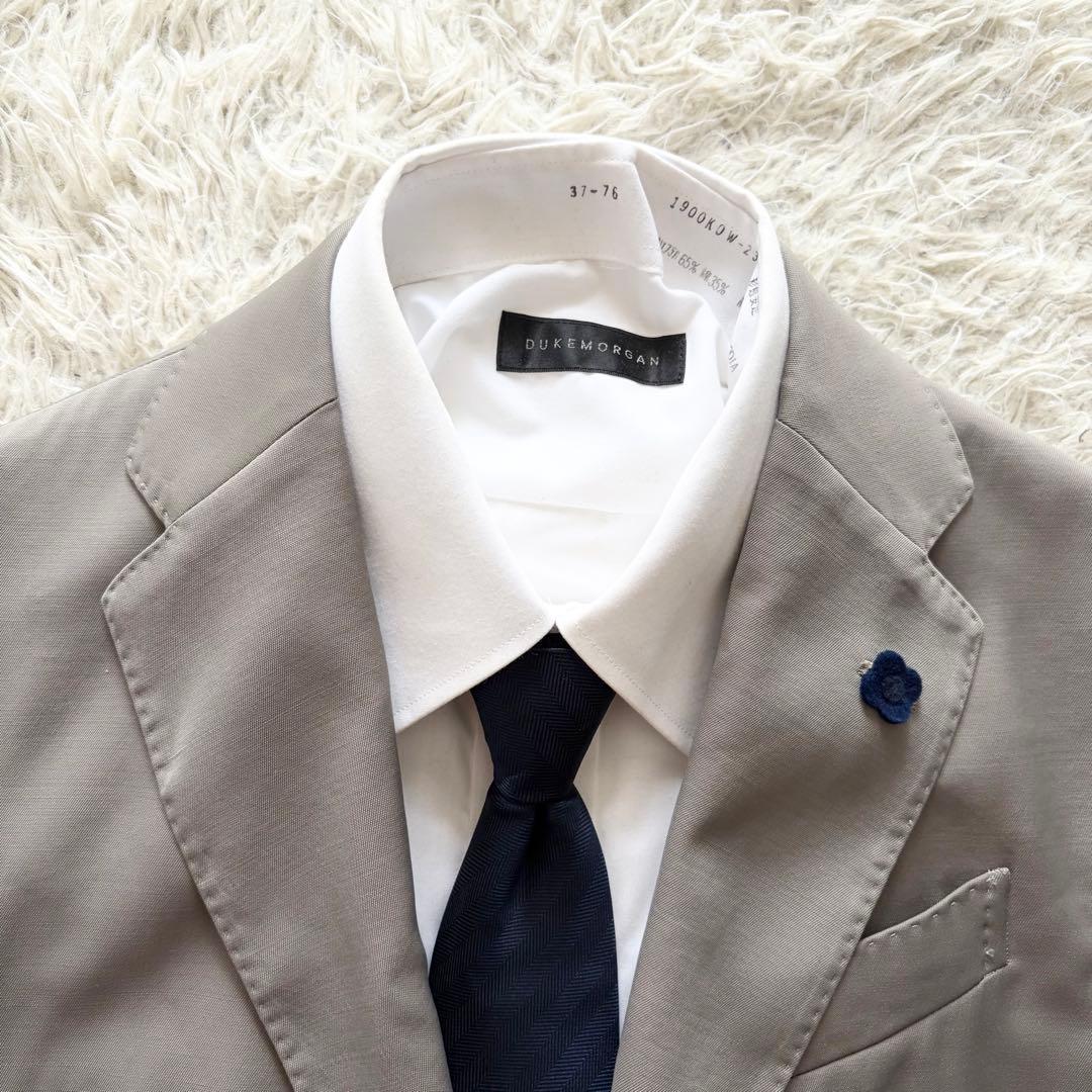 <23年モデル>LARDINI easy wear 新ロゴ ウールジャケット46