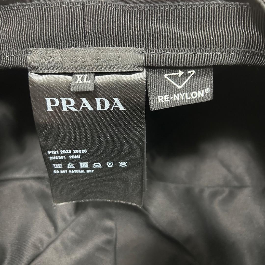 【正規品】PRADA プラダ Re-Nylon ナイロン キャスケット ロゴ