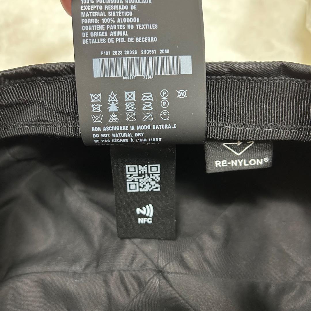 【正規品】PRADA プラダ Re-Nylon ナイロン キャスケット ロゴ