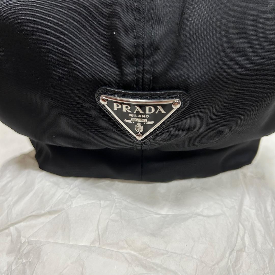 【正規品】PRADA プラダ Re-Nylon ナイロン キャスケット ロゴ