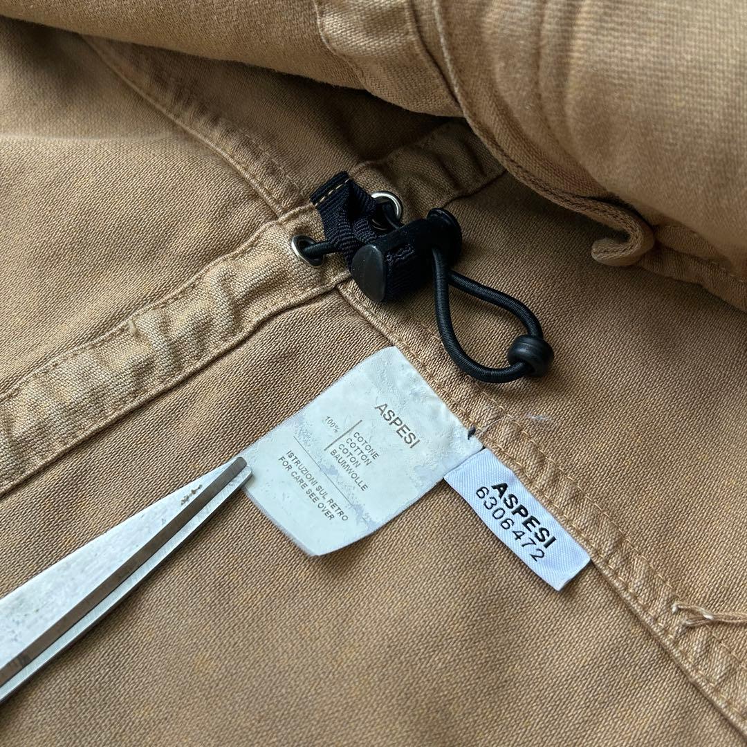 ASPESI アスペジ M65ミリタリージャケット S ベージュ コットン