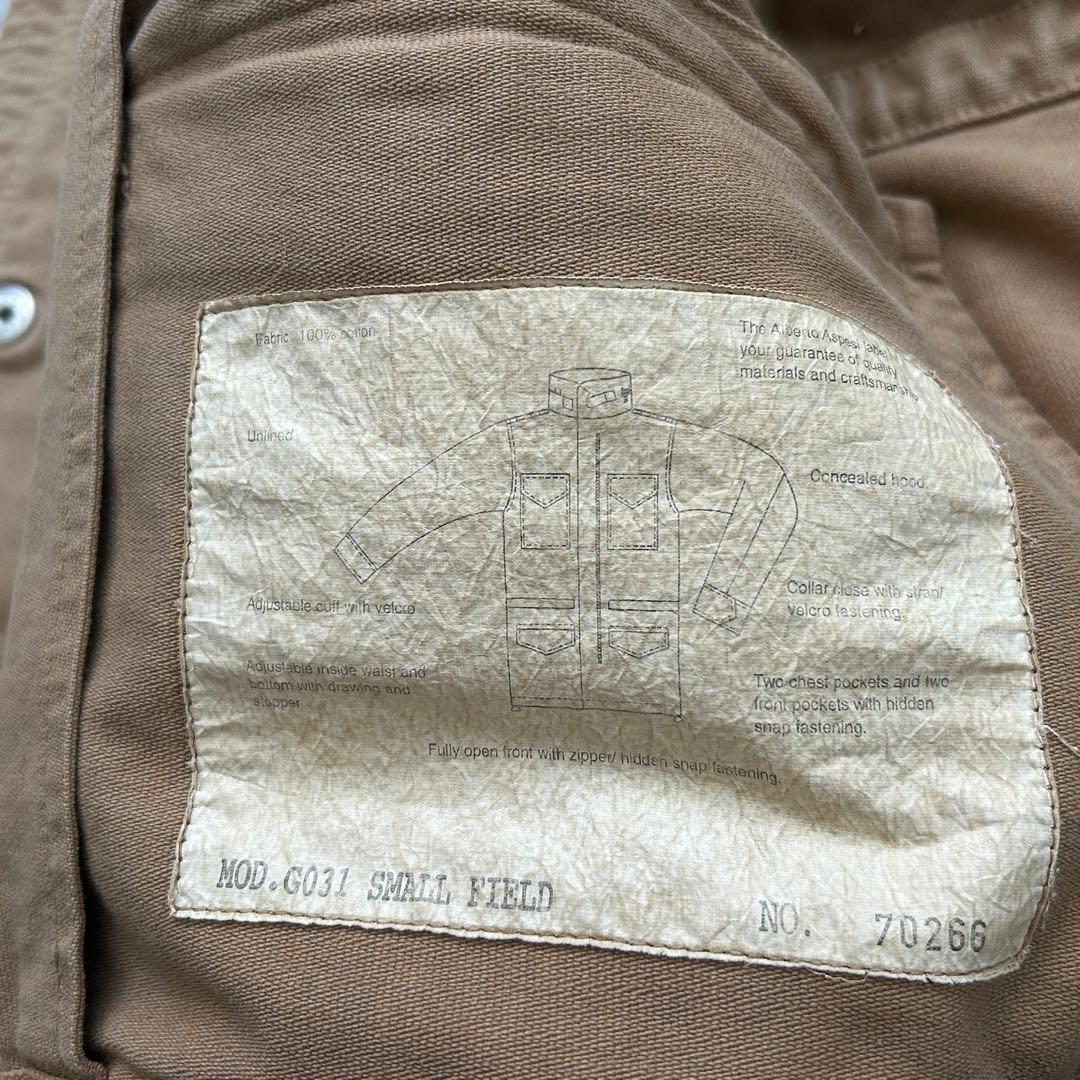 ASPESI アスペジ M65ミリタリージャケット S ベージュ コットン