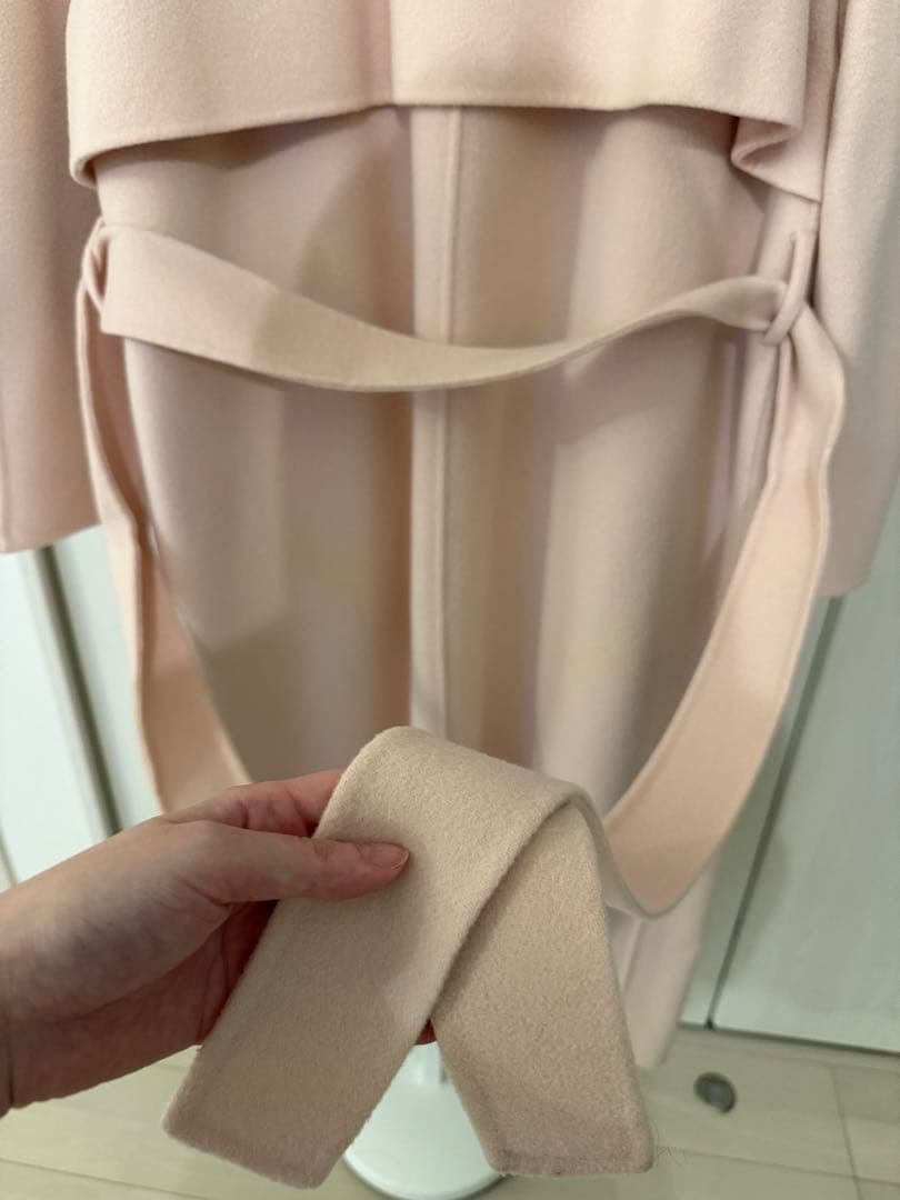 即発送！FRAY I.D ウールトレンチリバーコート　ピンク♡ゆん