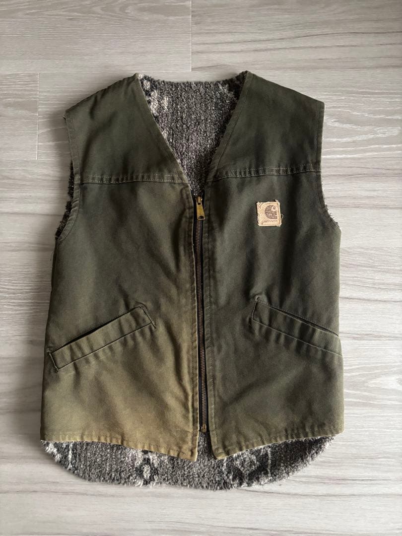 【Carhartt】オリーブグリーン ベスト