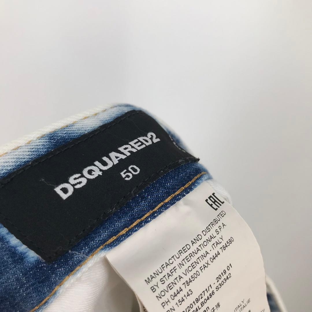 ディースクエアード　デニムパンツ　50　ブリーチ