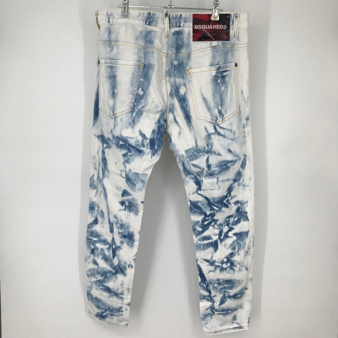 ディースクエアード　デニムパンツ　50　ブリーチ