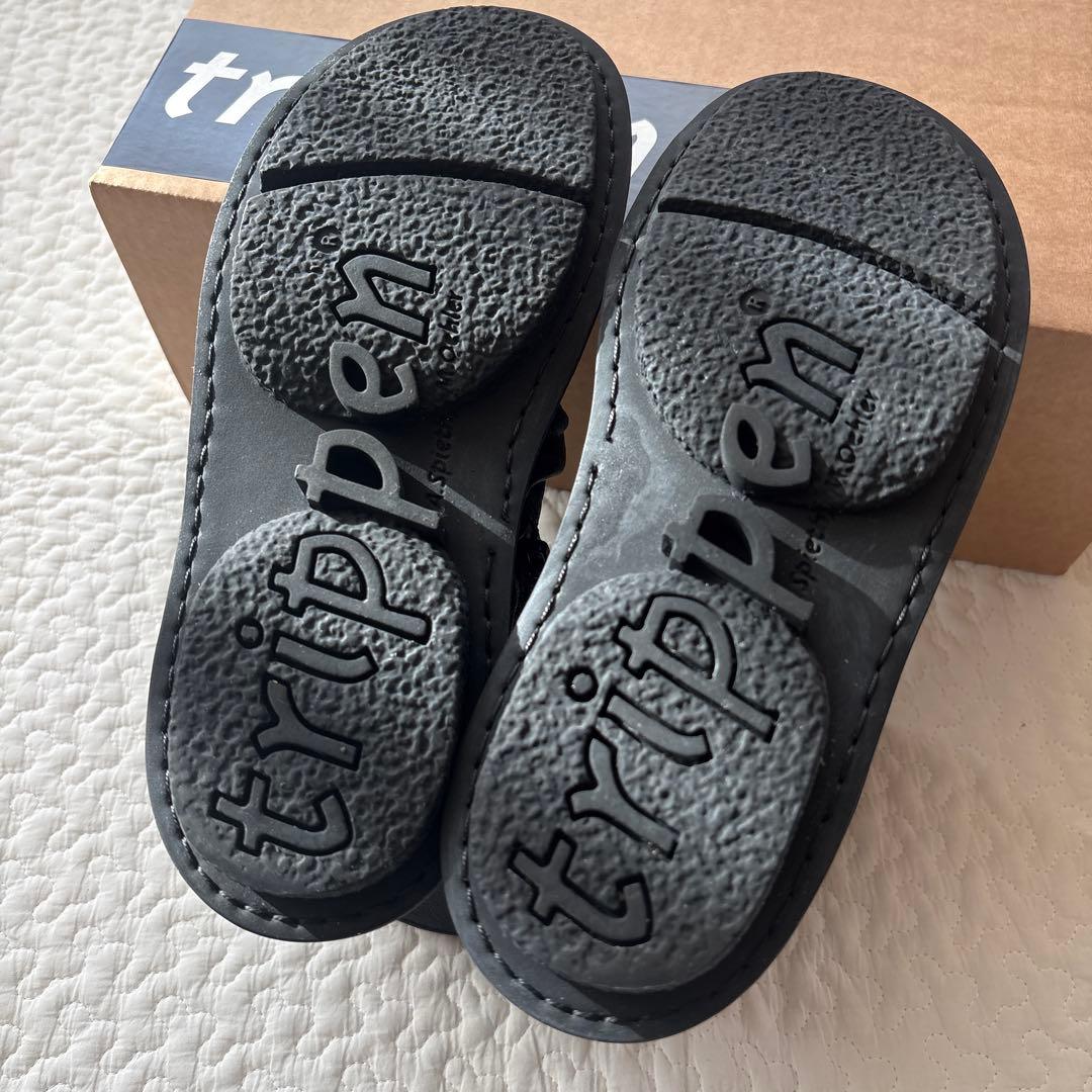 trippen サイドジッパーショートブーツ　プリーツ✴︎36