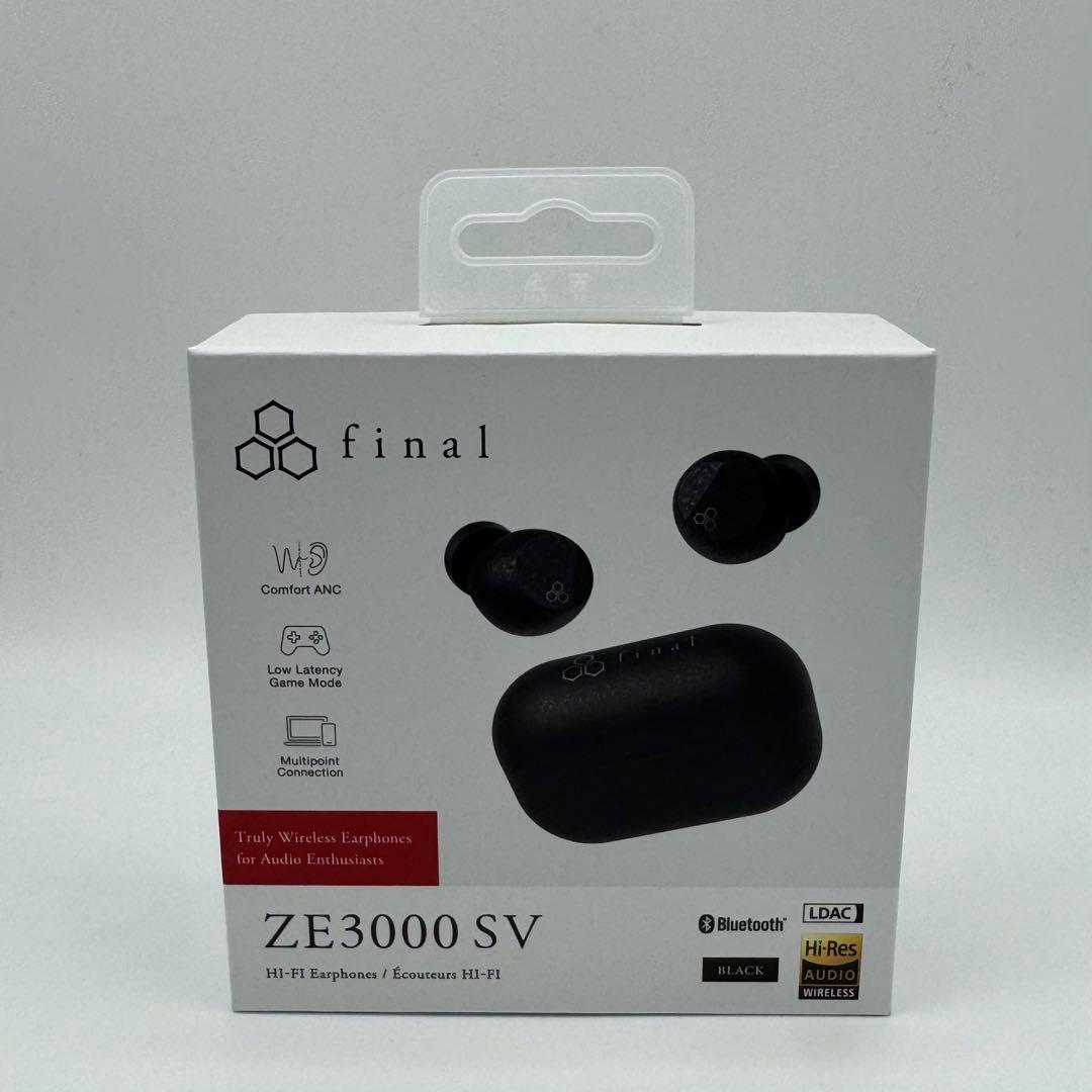 【セール】【未開封】final ZE3000 SV ワイヤレスイヤホン ブラック