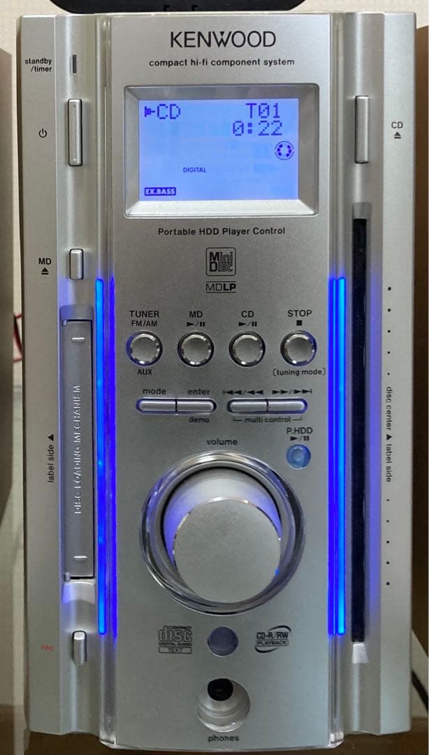 【可動品希少】ケンウッド・RD-ESA5MD　LS-ESA5・リモコン付き