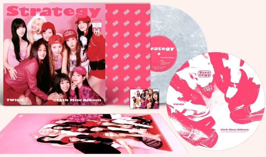 TWICE strategy レコード トレカ ポスター スリップマット 新品
