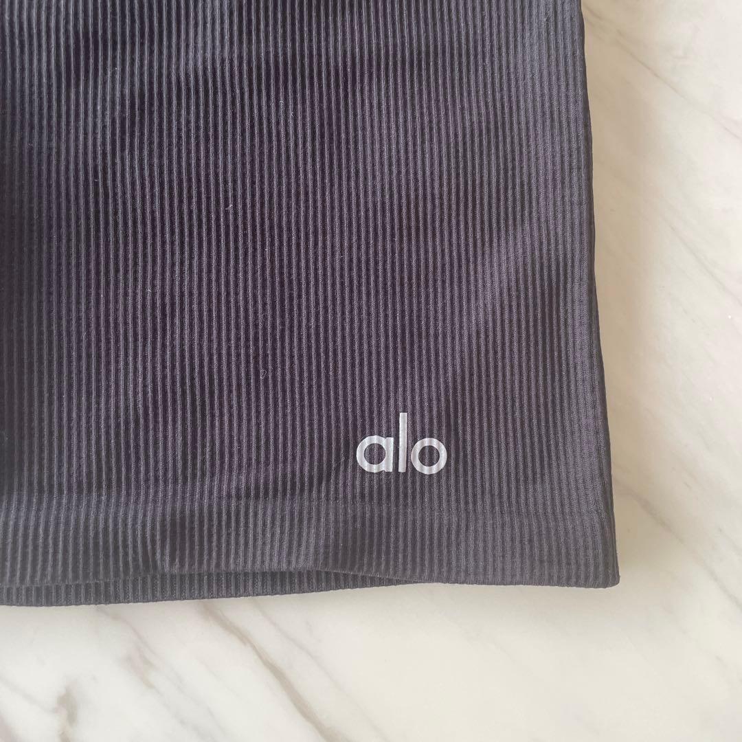 Alo yoga ショートレギンス 黒 XS