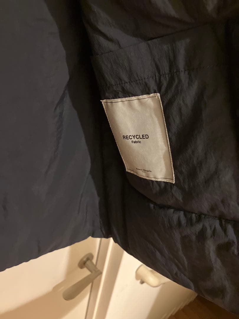 メゾンマルジェラ　ノーカラー　ナイロンジャケット　maison margiela