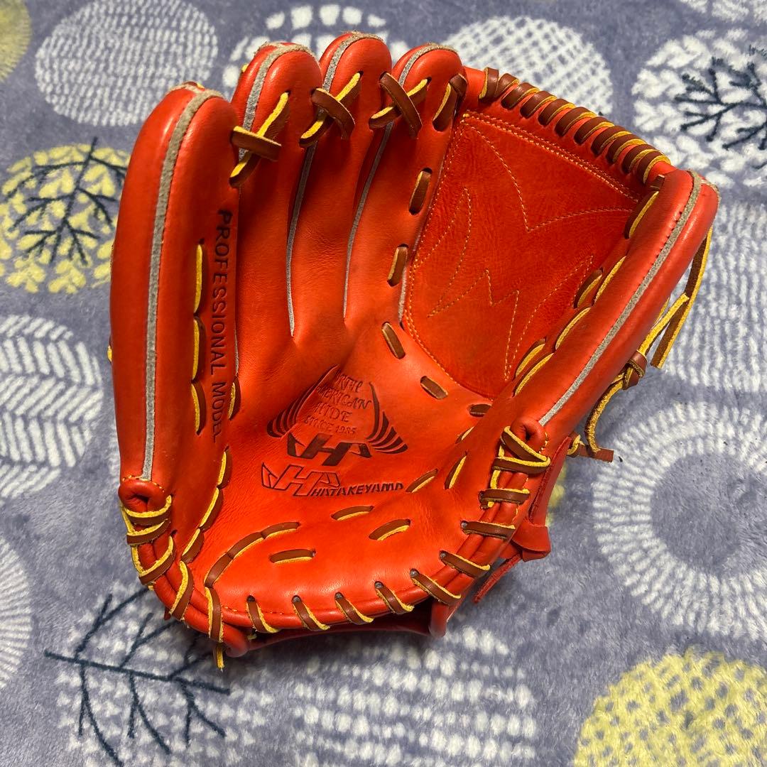 み*な様 ハタケヤマ ピッチャー左用硬式グローブ