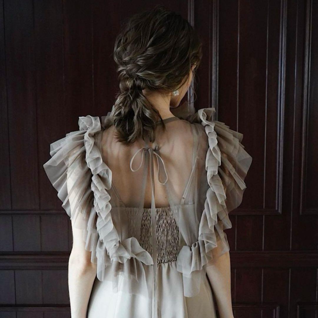 【値下げ】 acka ドレス　ワンピース　結婚式　二次会