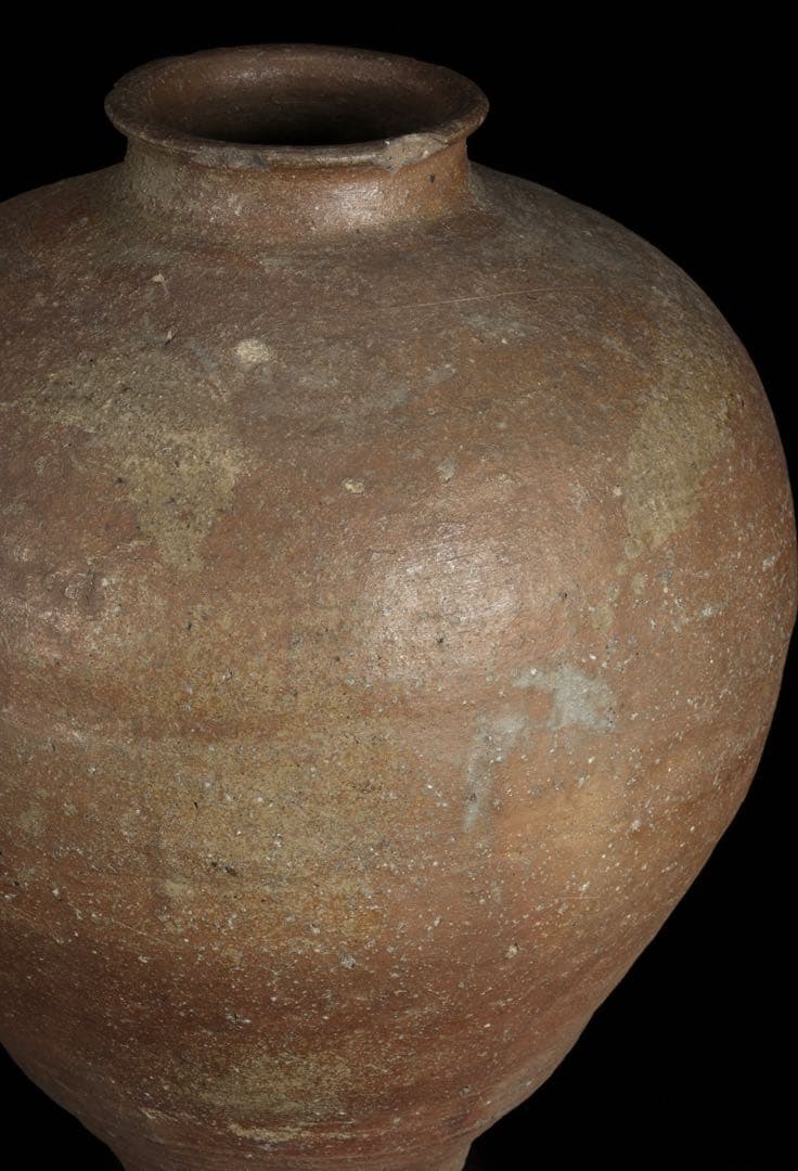 信楽焼 古信楽 大壺 高さ44.5cm 室町時代 古壷 古陶磁 古美術 骨董品