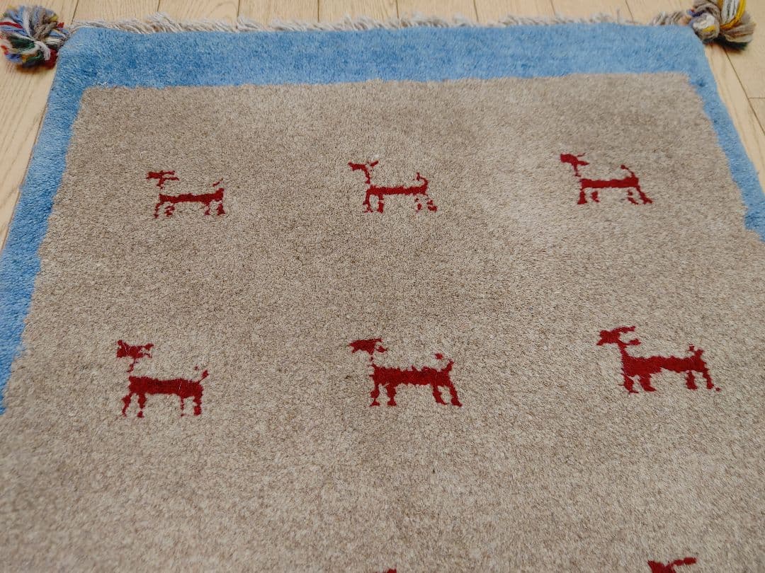 Summer SALE ペルシャ絨毯　ギャッベ　新品 85x57 cm