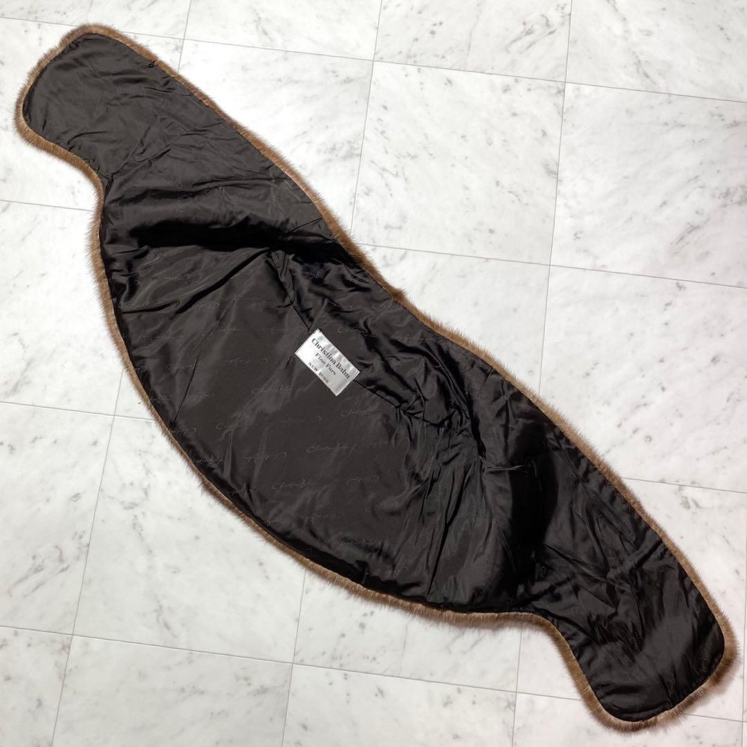 Christina Bahn✨デミバフミンク リアルファー ショール 毛並み◎