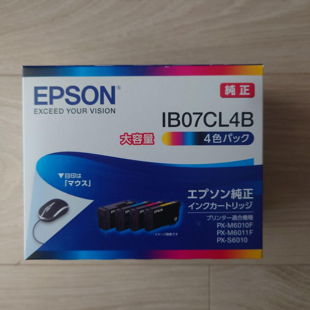 EPSON IB07CL4B 4色インクカートリッジ マウス