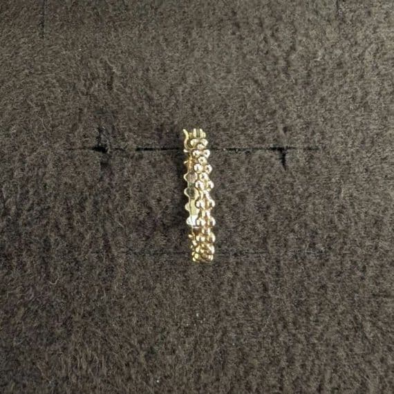 廃盤デザイン　agete バブル　フープピアス　K10 K18　片方