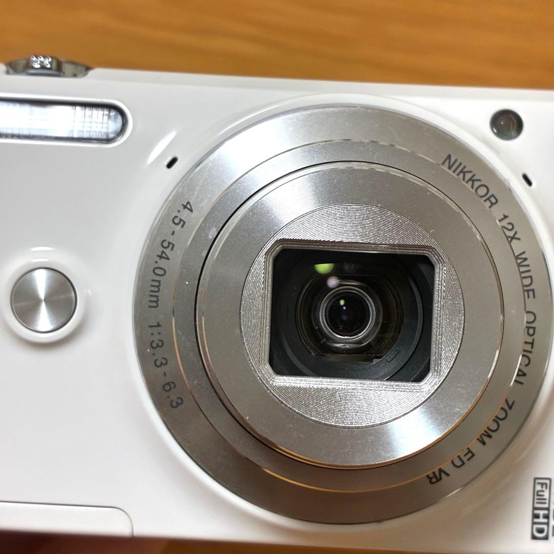 Nikon COOLPIX S6900 12倍ズームコンパクト　自撮り ホワイト