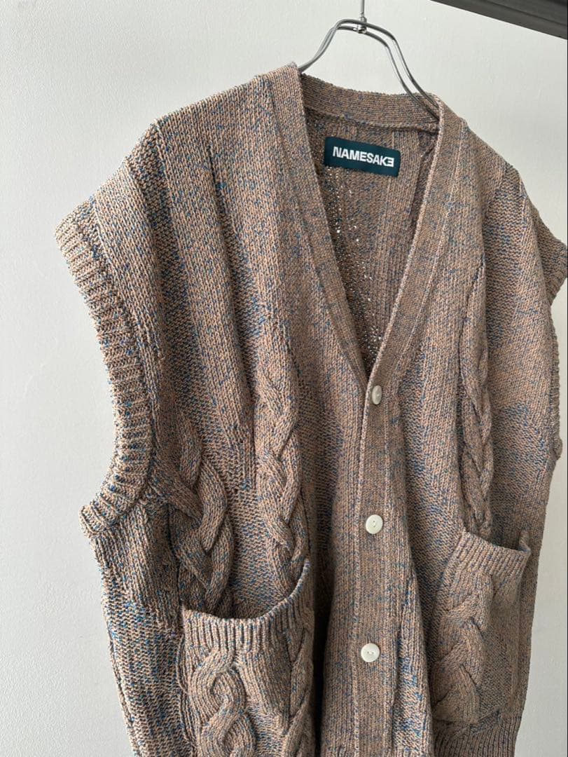 トップス NAMESAKE 25AW MARINA SLEEVELESS VEST