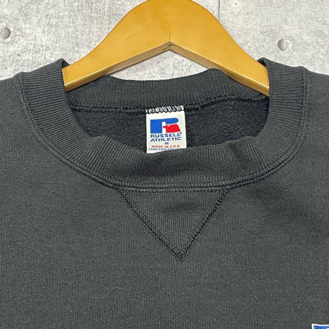 90s RUSSELL ATHLETIC USA製 ブラック スウェット